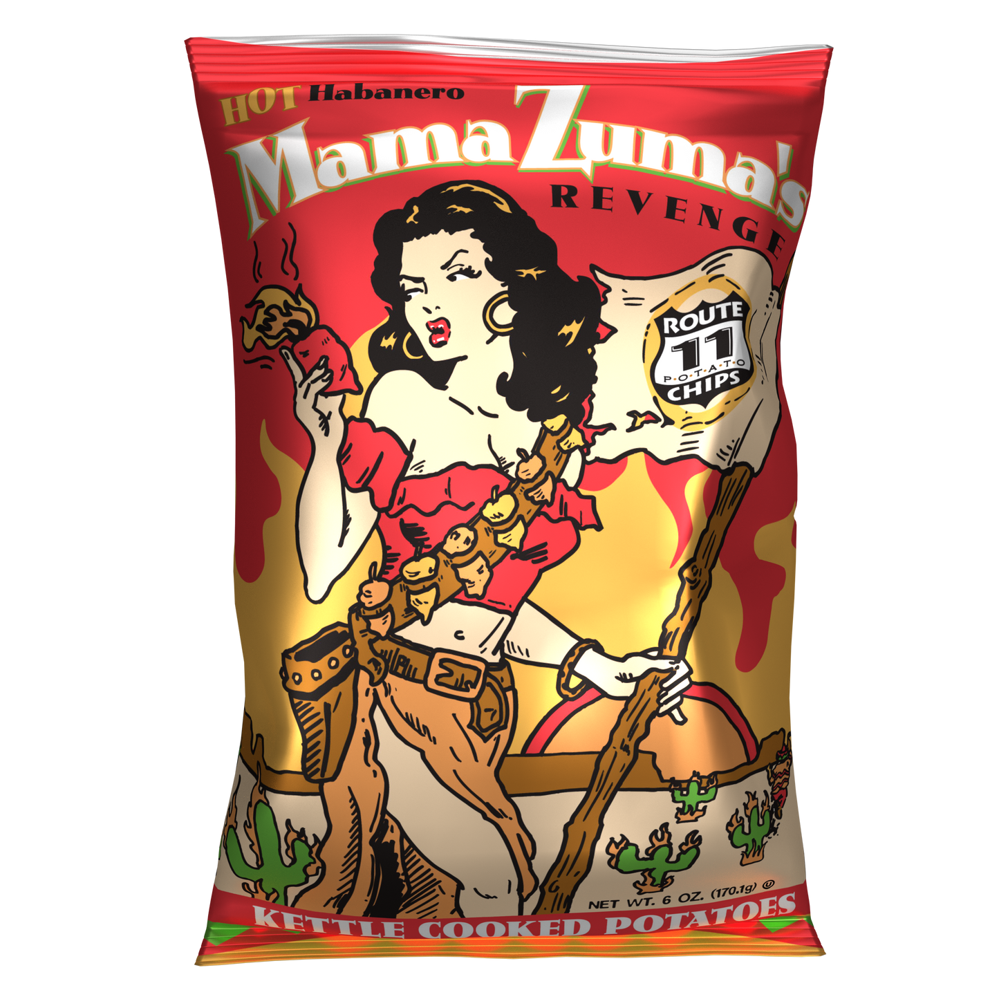 Route 11 Mama Zuma's Revenge Potato Chips (6oz)