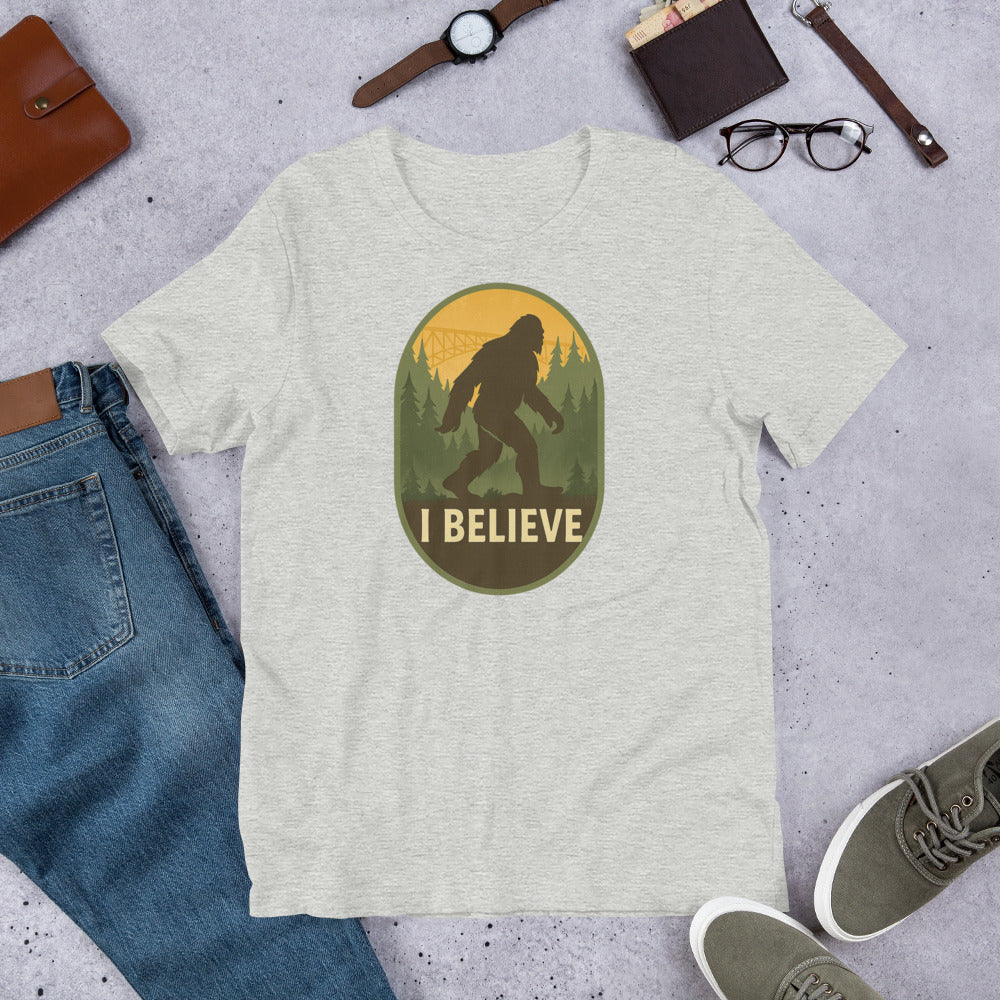 I Believe Bigfoot Tee Shirt