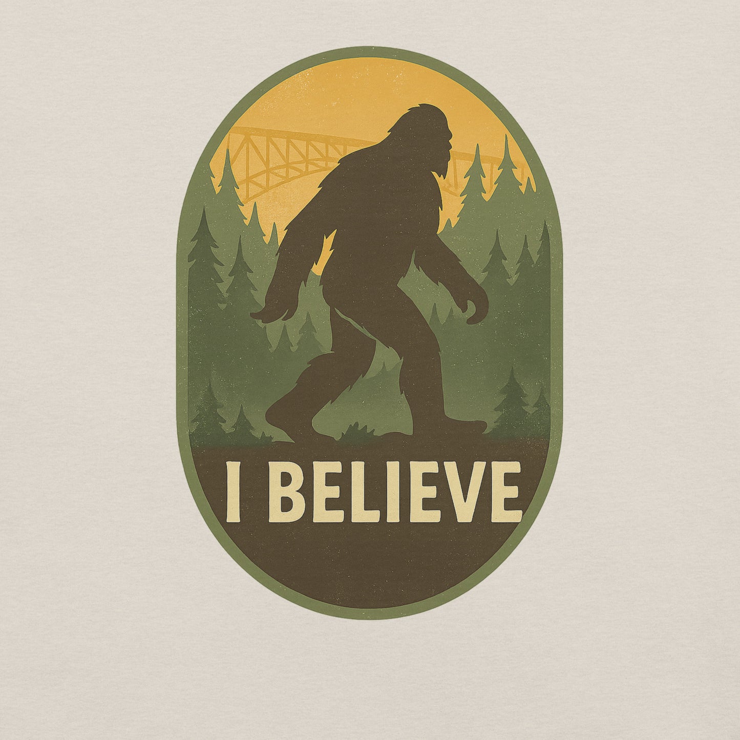 I Believe Bigfoot Tee Shirt
