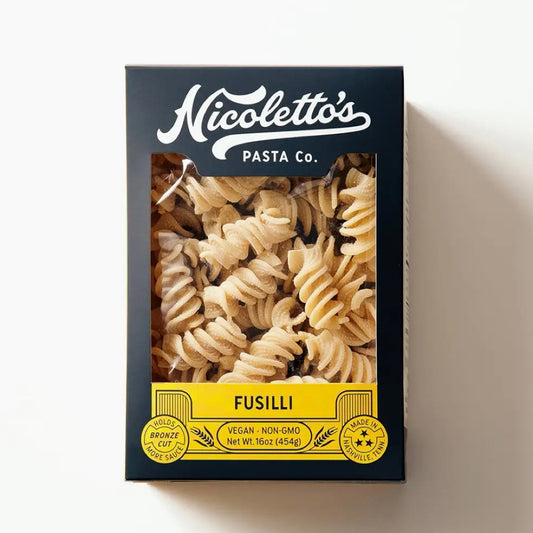 Nicoletto's Bronze Cut Fusilli Pasta