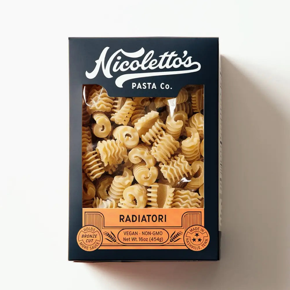 Nicoletto's Bronze Cut Radiatori Pasta