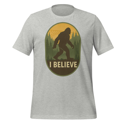 I Believe Bigfoot Tee Shirt