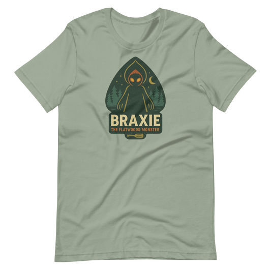 Braxie the Flatwoods Monster Unisex Tee Shirt
